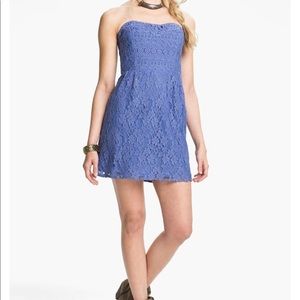 Free People ‘Heart’ Strapless Lace Dress